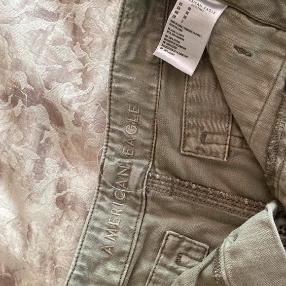 American Eagle Olive green jean shorts - Picture 2 of 3